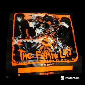 RARE Authentic 1987 Poster for The Flaming Lips album Oh My Gawd!!! Glossy print
